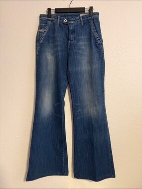Diesel Fairlegg Wide Leg Jeans